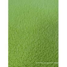 100% Polyester Sherpa Fleece solid Knitting Fabric